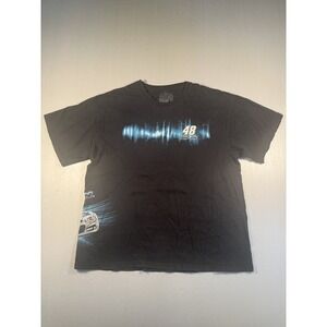 vintage Jimmie Johnson Wrap Around Shirt Mens Large NASCAR Racing 48